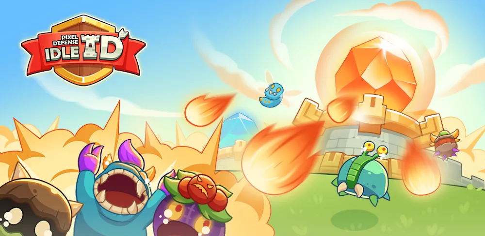 Pixel Defense: Idle TD screenshot 1