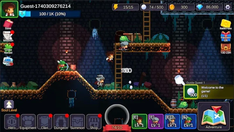 Pixel Clan : Dungeon Squad screenshot 2
