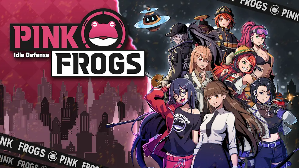 PINK FROGS: Idle Defence screenshot 1