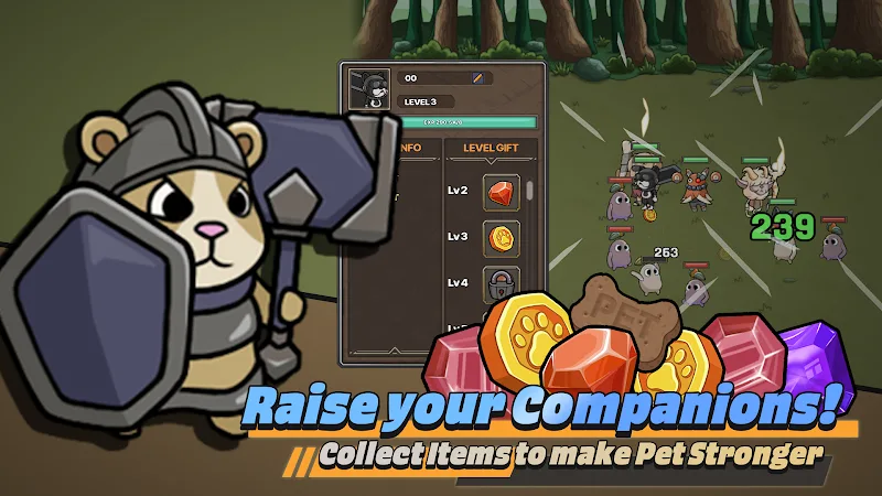 Pet's War: Idle screenshot 6