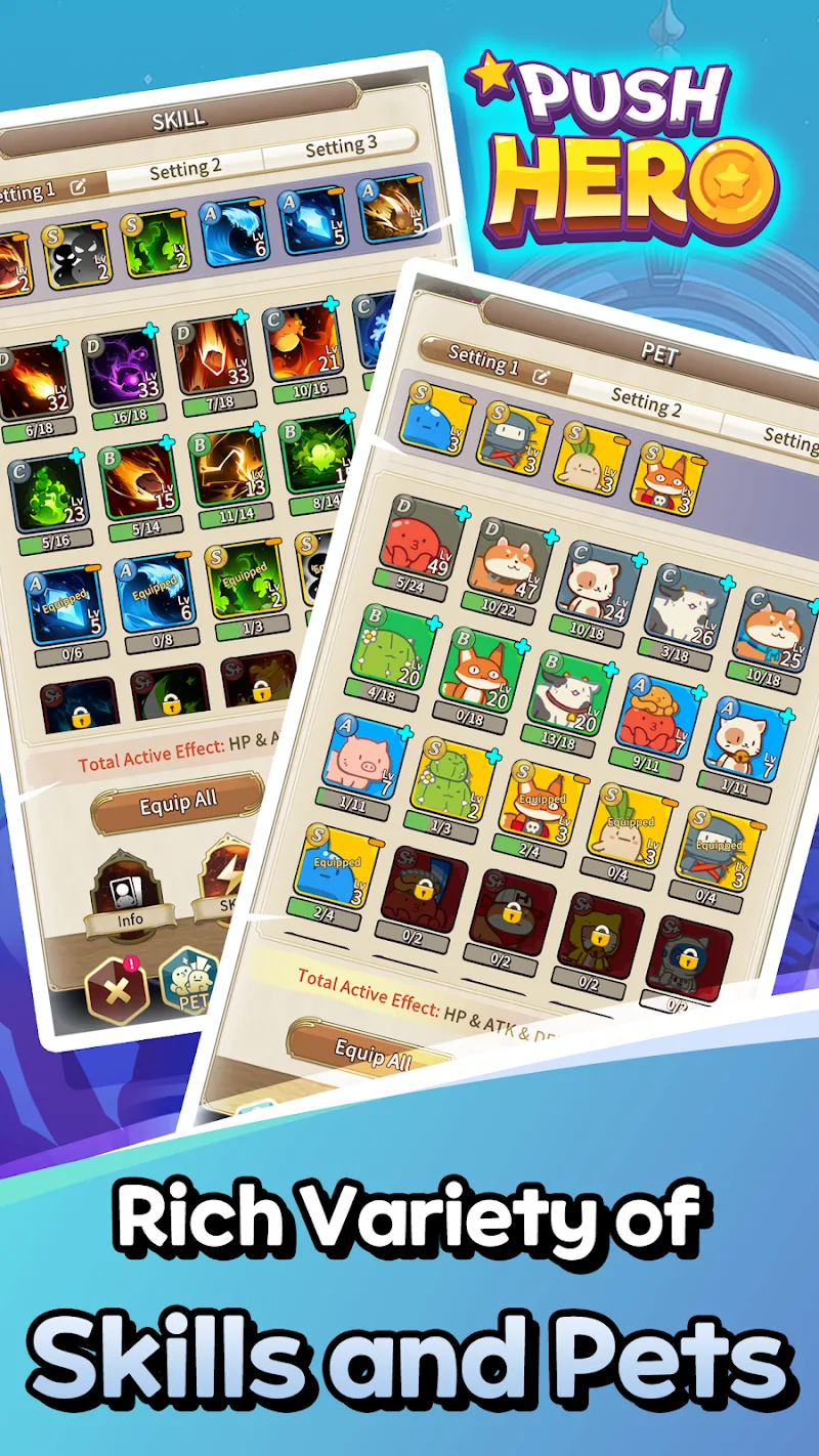 Push Hero: Idle RPG screenshot 5