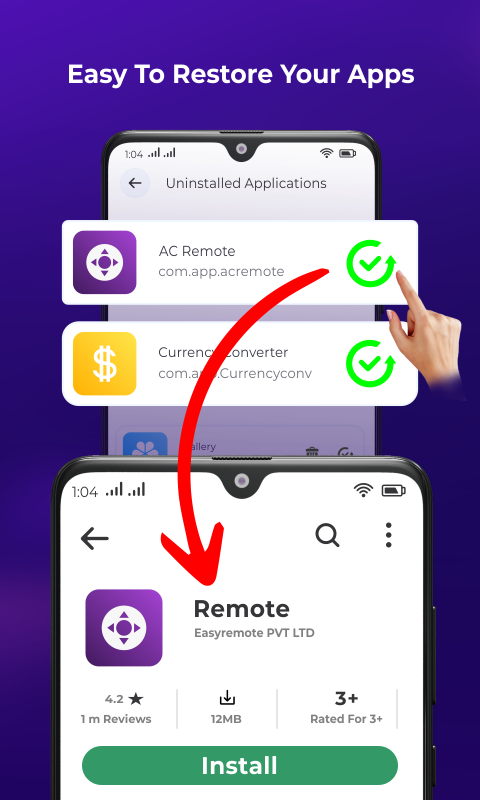 App Uninstall List & Recovery screenshot 3
