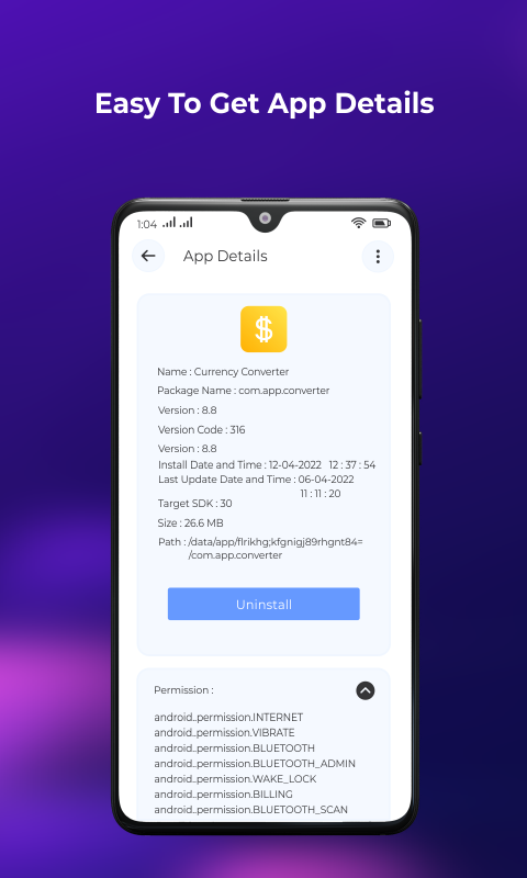 App Uninstall List & Recovery screenshot 1