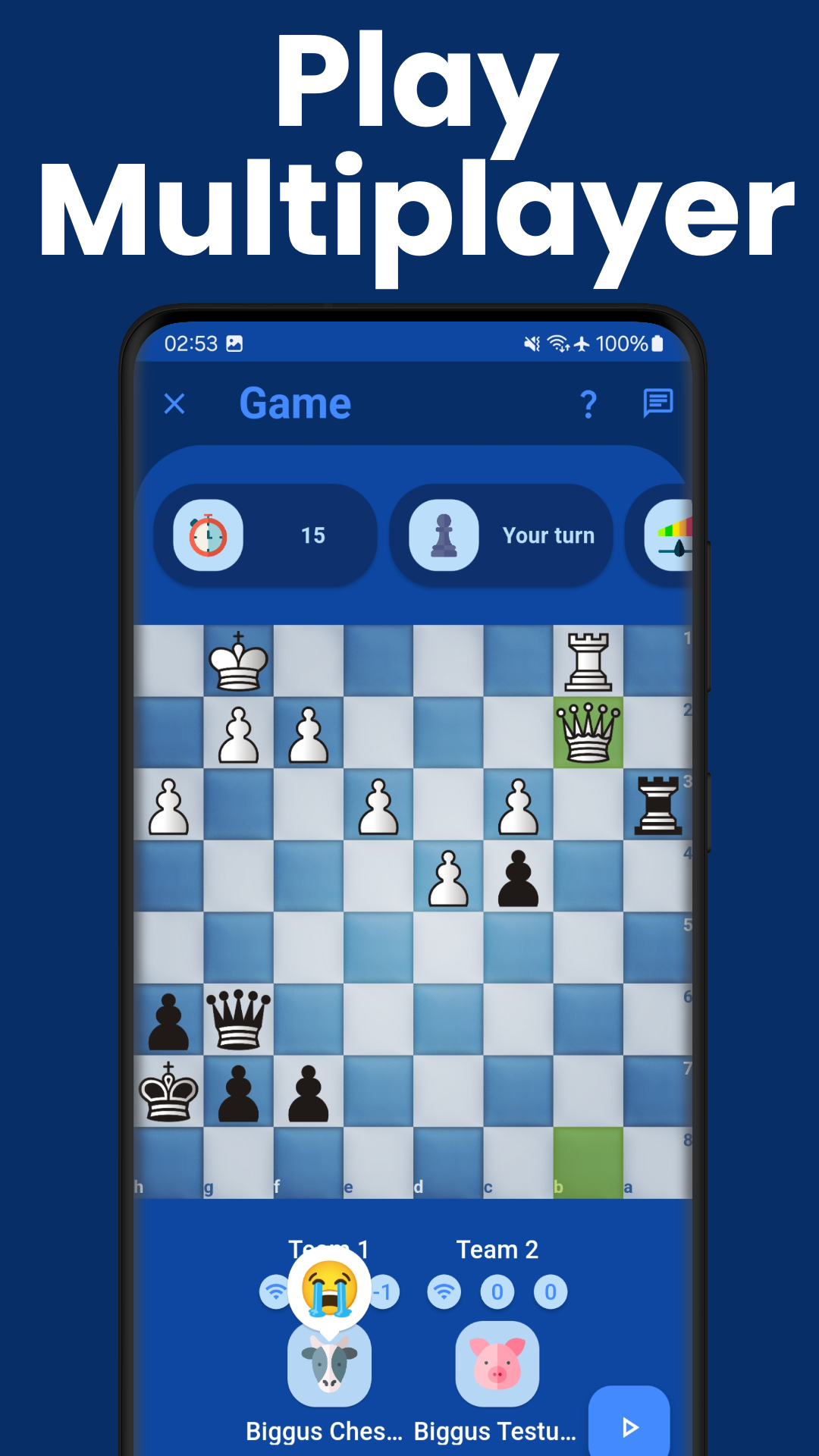 Chess Puzzles Multiplayer Game screenshot 2