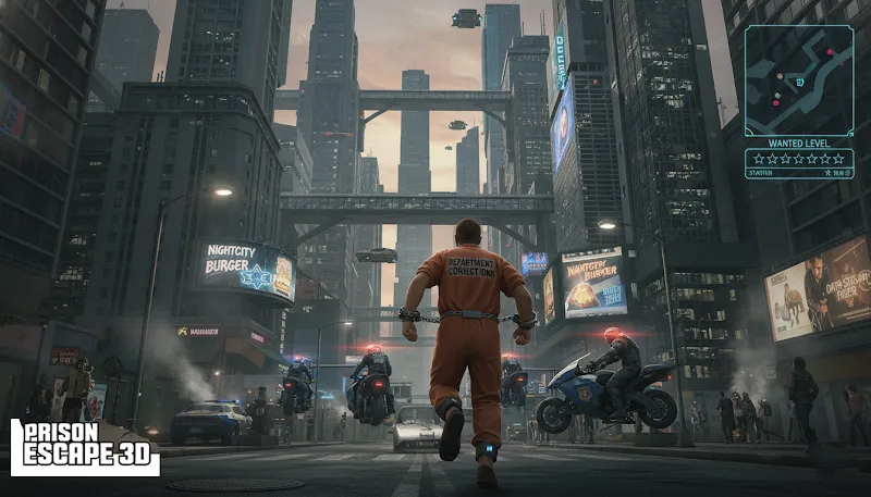 Prison Escape 3D : Bullet Hero screenshot 2