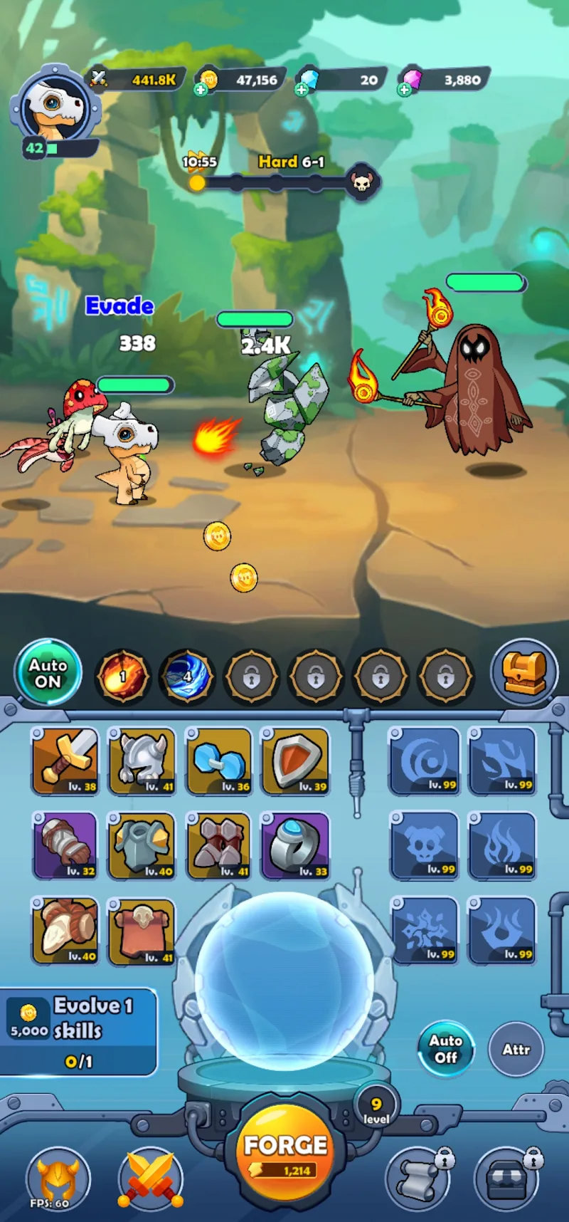 Primal Legacy screenshot featuring a powerful, evolved monster.