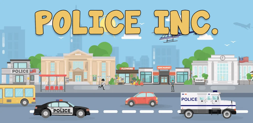 Police Inc: Tycoon Police Stat screenshot 1