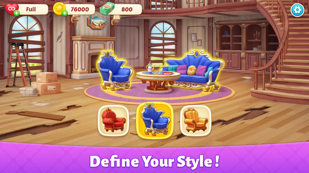 Baby Mansion - Home Makeover screenshot 2