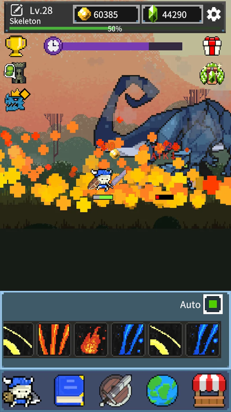 Idle Skeleton - Pixel RPG screenshot 6
