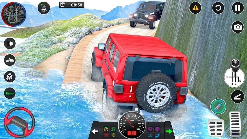 Offroad Jeep Driving Games 3D screenshot 2