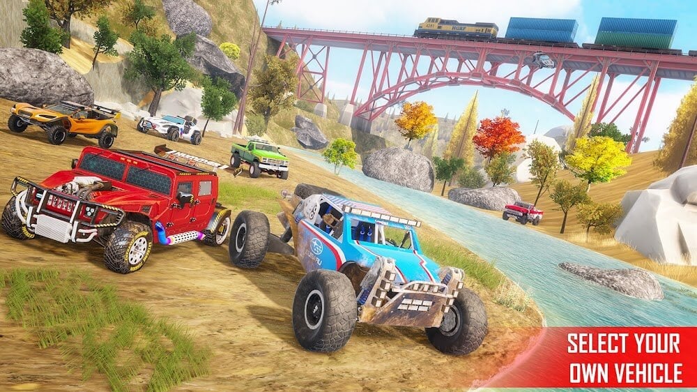 Offroad Jeep Driving Games 3D screenshot 6
