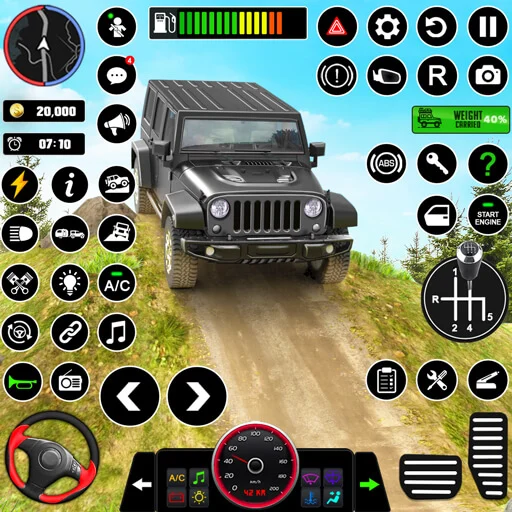 Offroad Jeep Driving & Parking screenshot 2