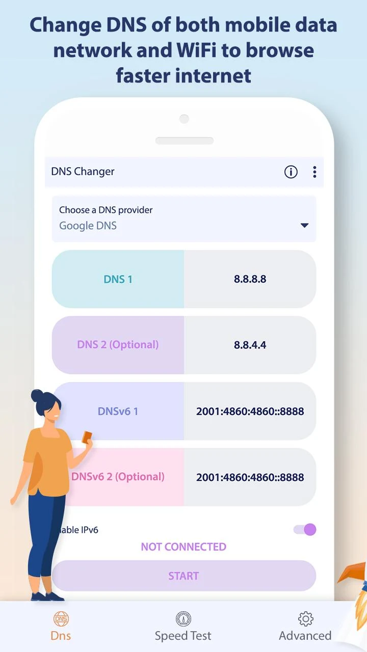 Change DNS Server, Browse Fast screenshot 2