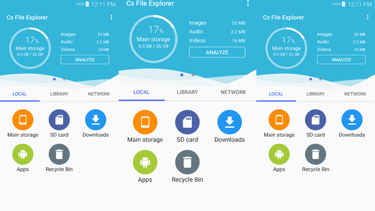 Cx File Explorer screenshot 1