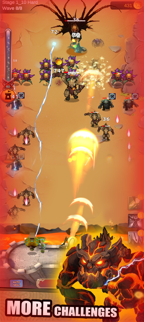 Warrior Fight IDLE Defense screenshot 4