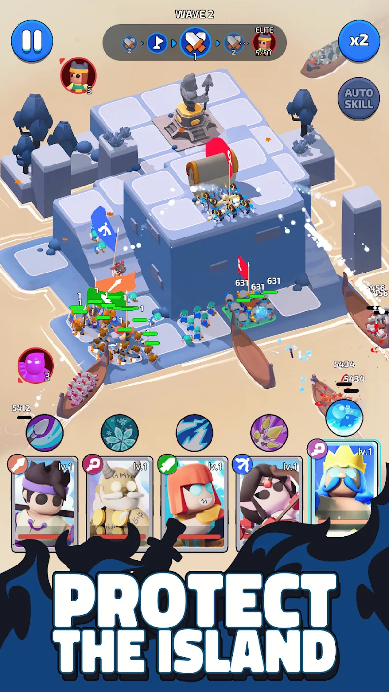 North War: Island Defense 3D screenshot 2
