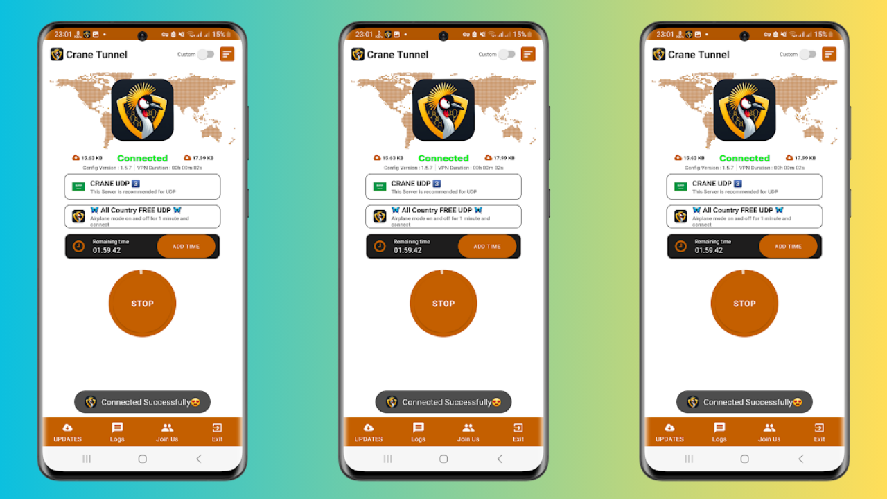 Crane Tunnel VPN screenshot 1