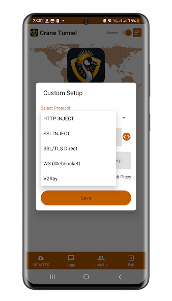 Crane Tunnel VPN screenshot 2
