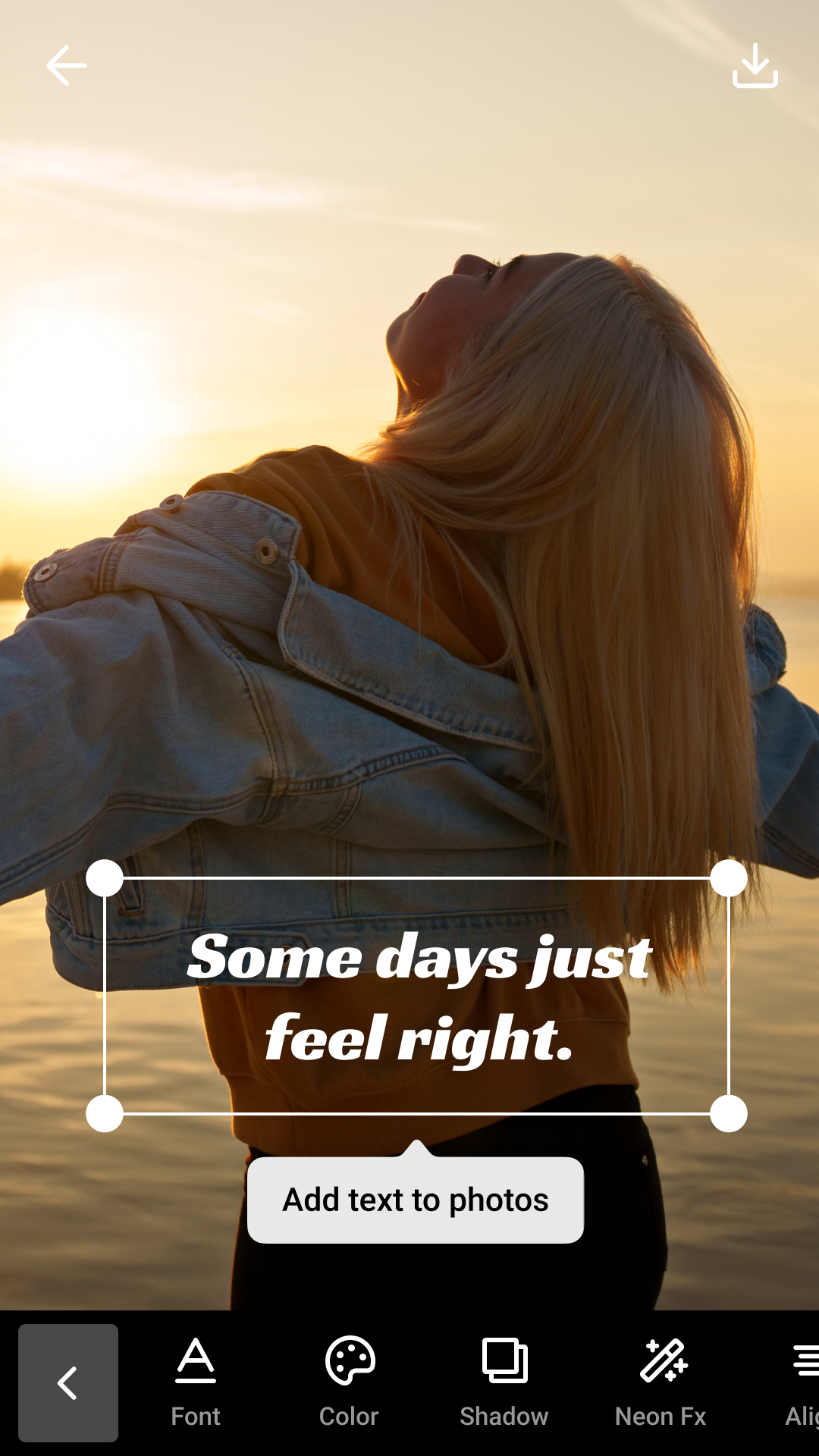 Add Text on Photo - Text Art screenshot 1