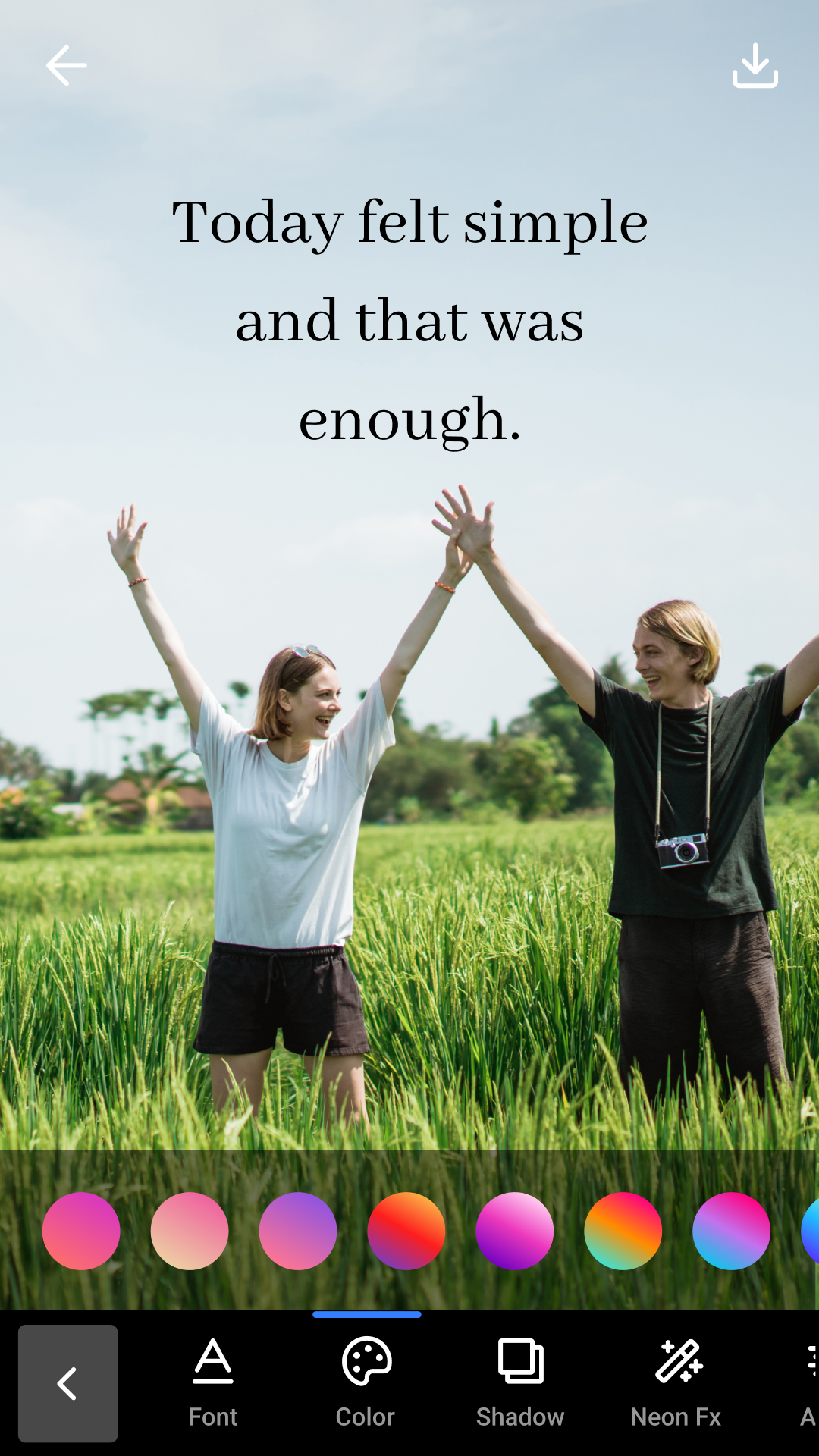 Add Text on Photo - Text Art screenshot 3