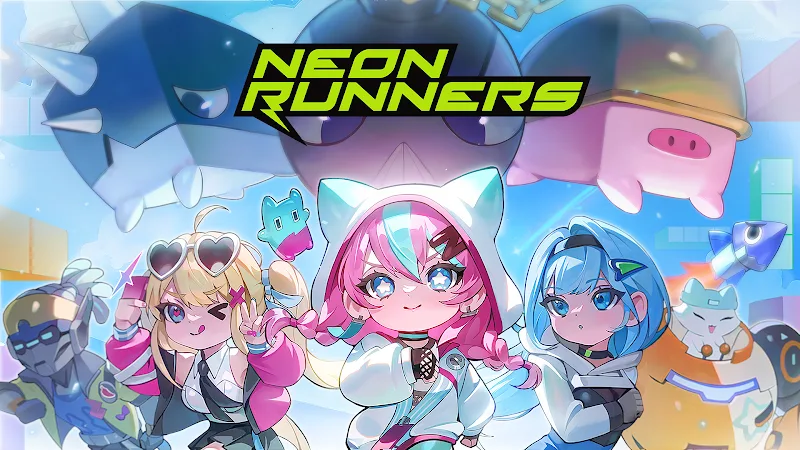 Neon Runners: Craft & Dash screenshot 2