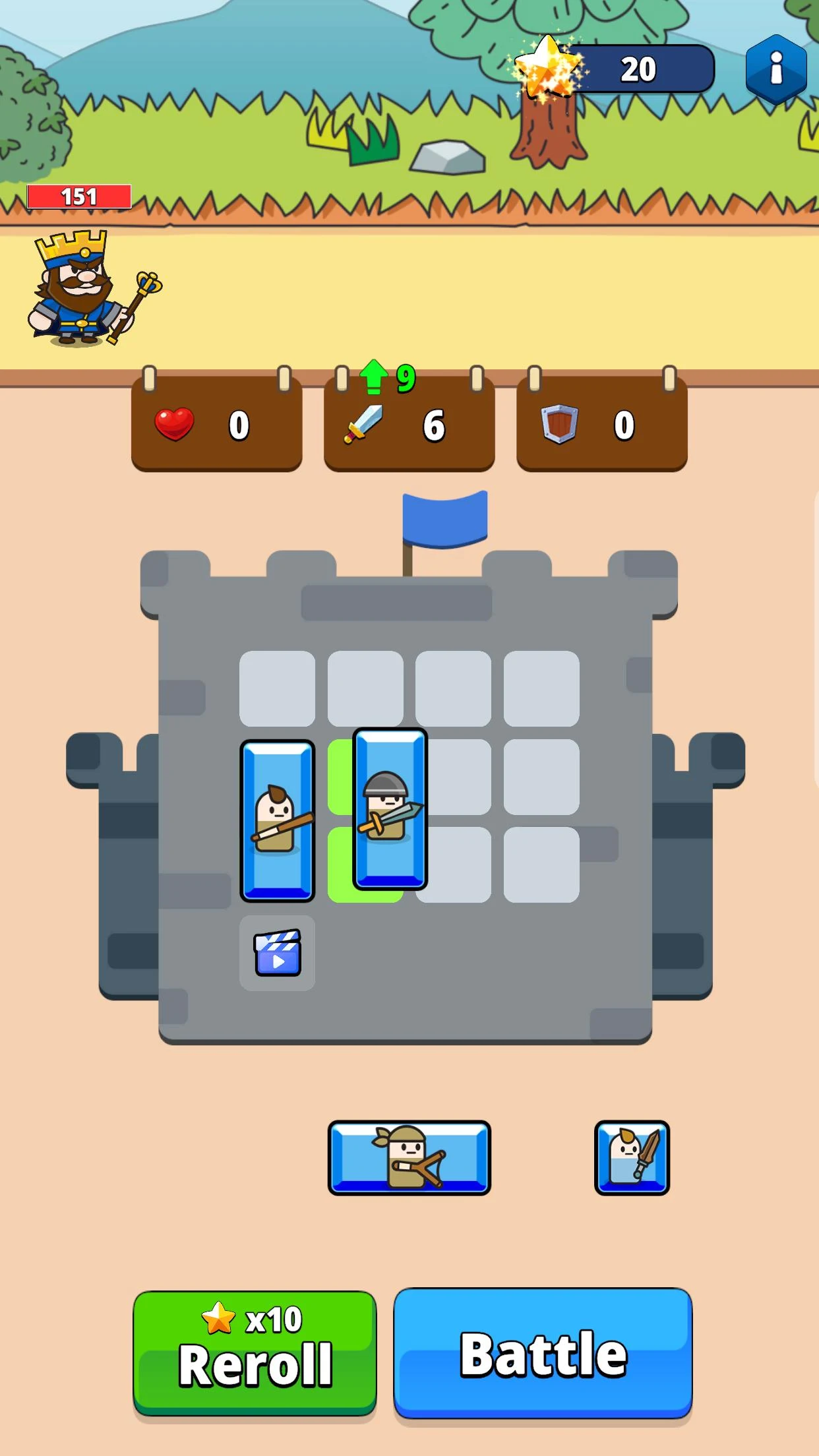 Tower Warriors: Survival RPG game view 1