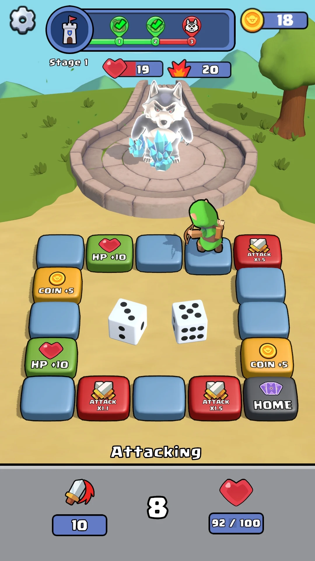 Dice Soldier: Mystery Castle screenshot 3