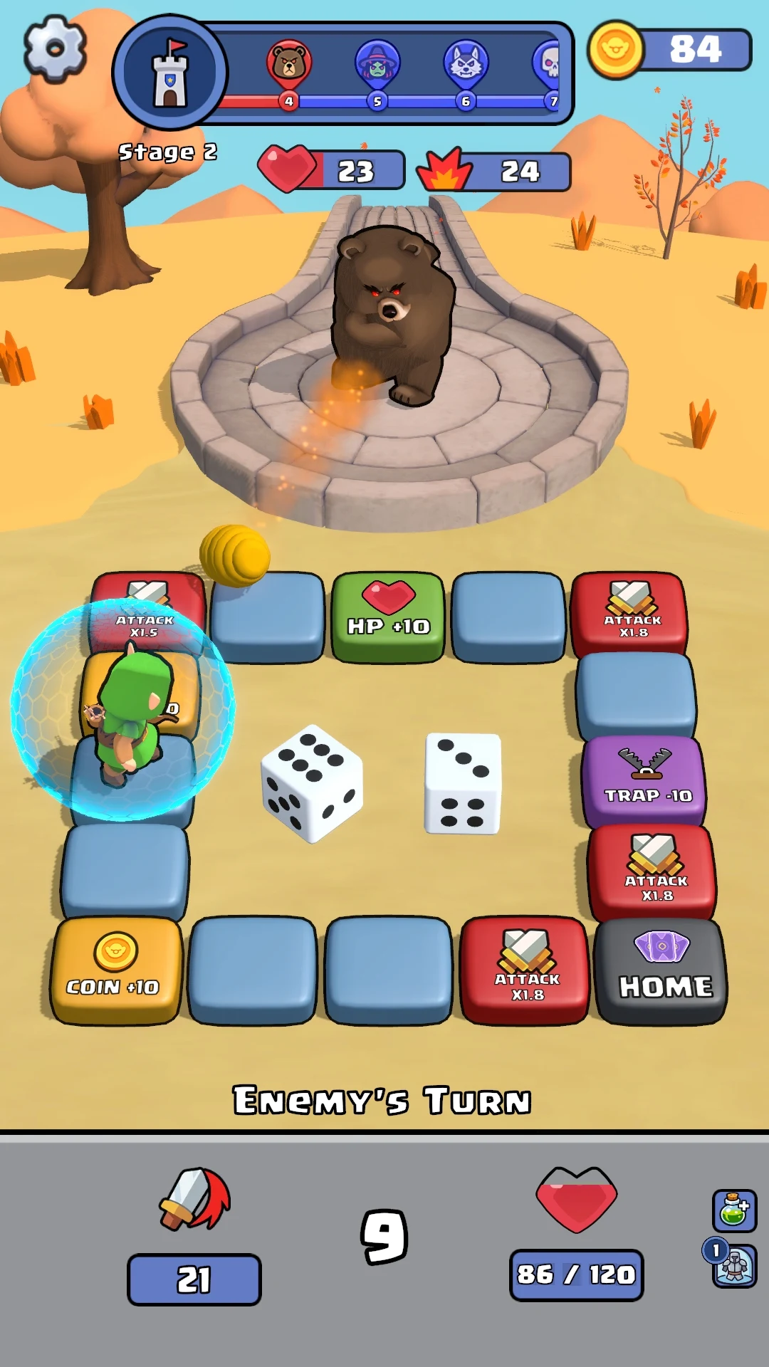 Dice Soldier: Mystery Castle screenshot 2