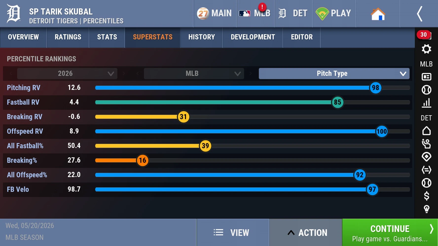 OOTP Baseball 27 Go! gameplay screenshot 3