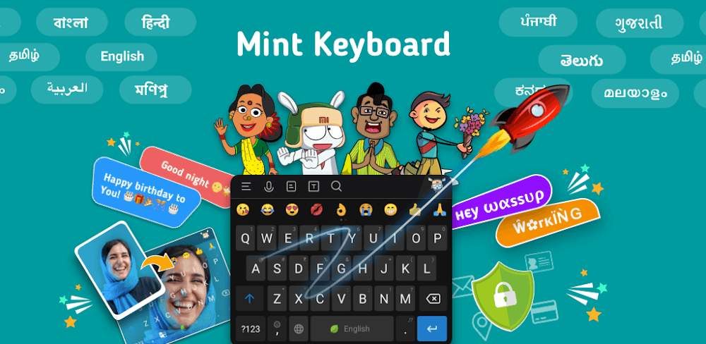Mint Keyboard screenshot 1