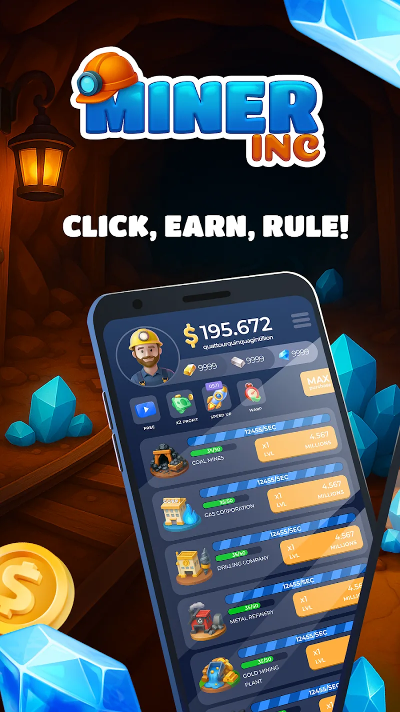 Miner Inc: Idle Tycoon screenshot 2