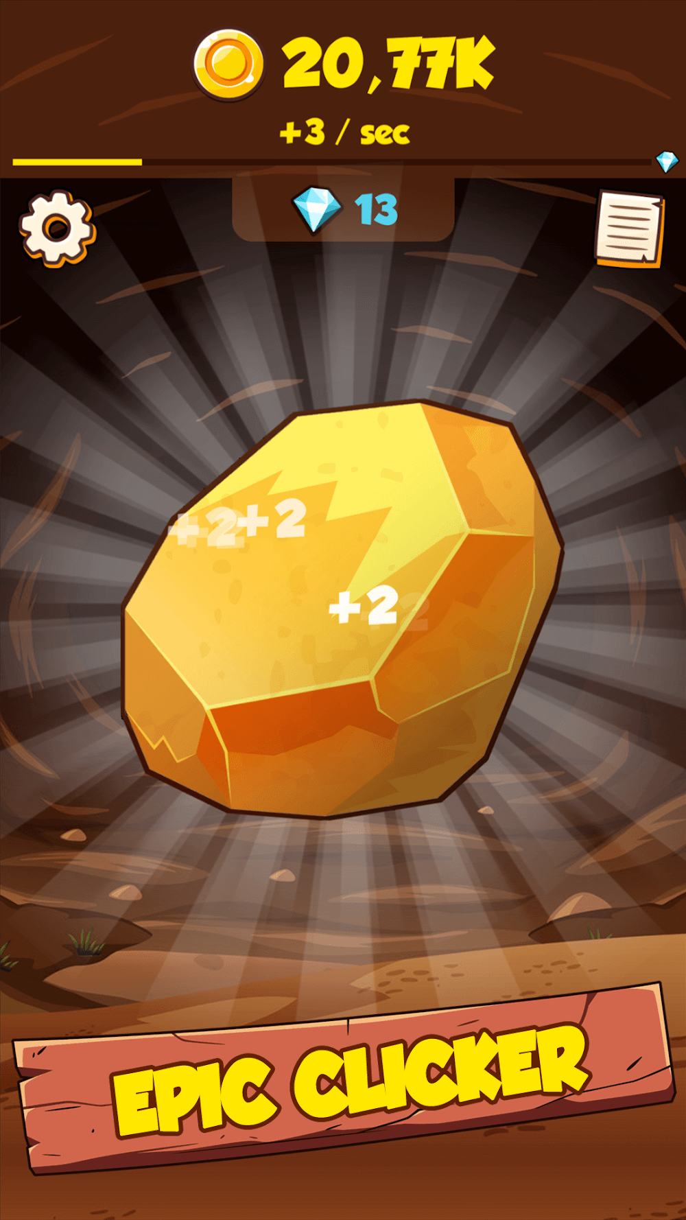 Mine Clicker gameplay screenshot 2