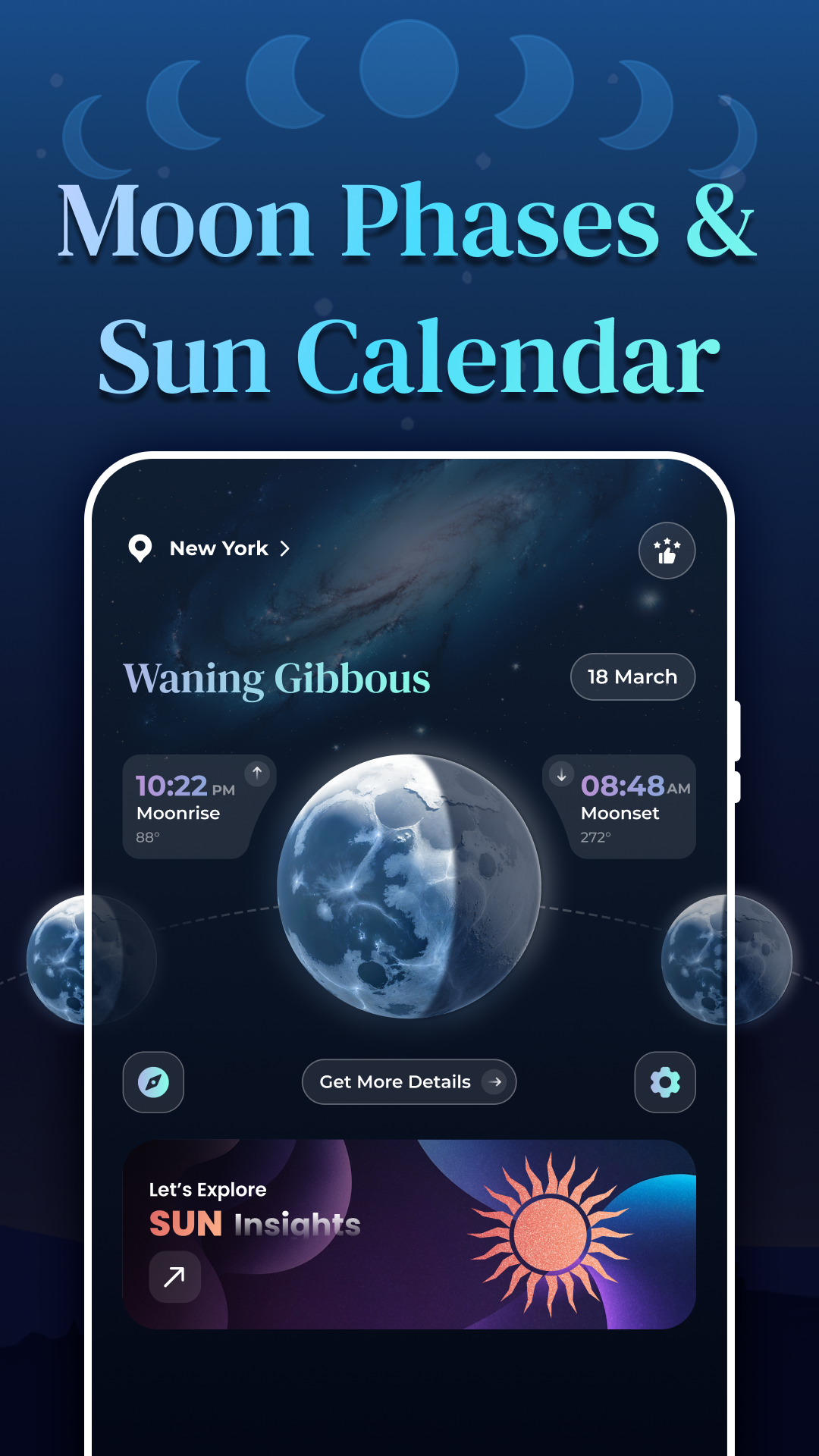 Moon Phases & Sun Calendar screenshot 5
