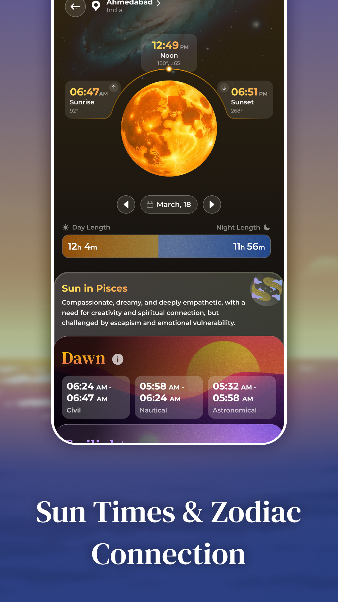 Moon Phases & Sun Calendar screenshot 3