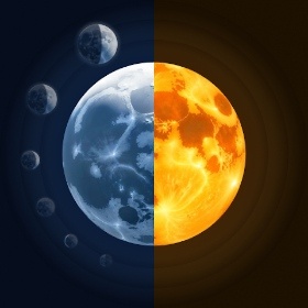 Moon Phases & Sun Calendar