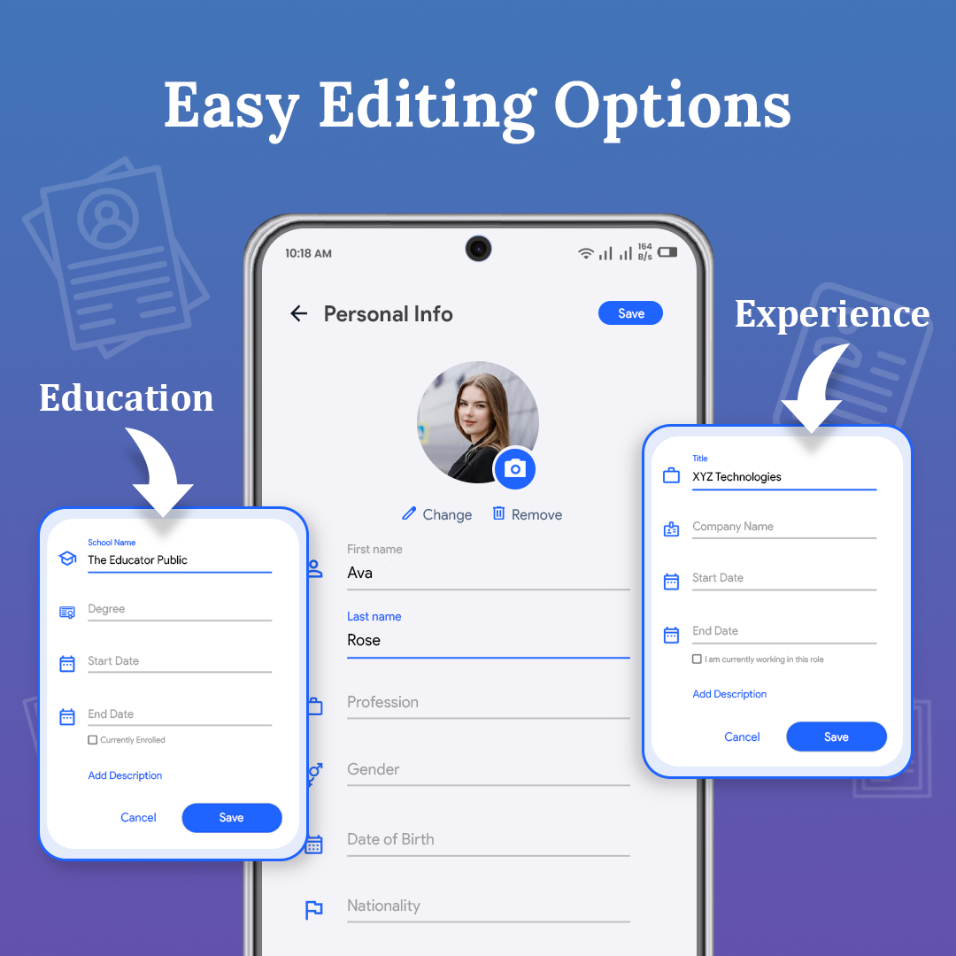 Resume Builder: CV maker PDF screenshot 3