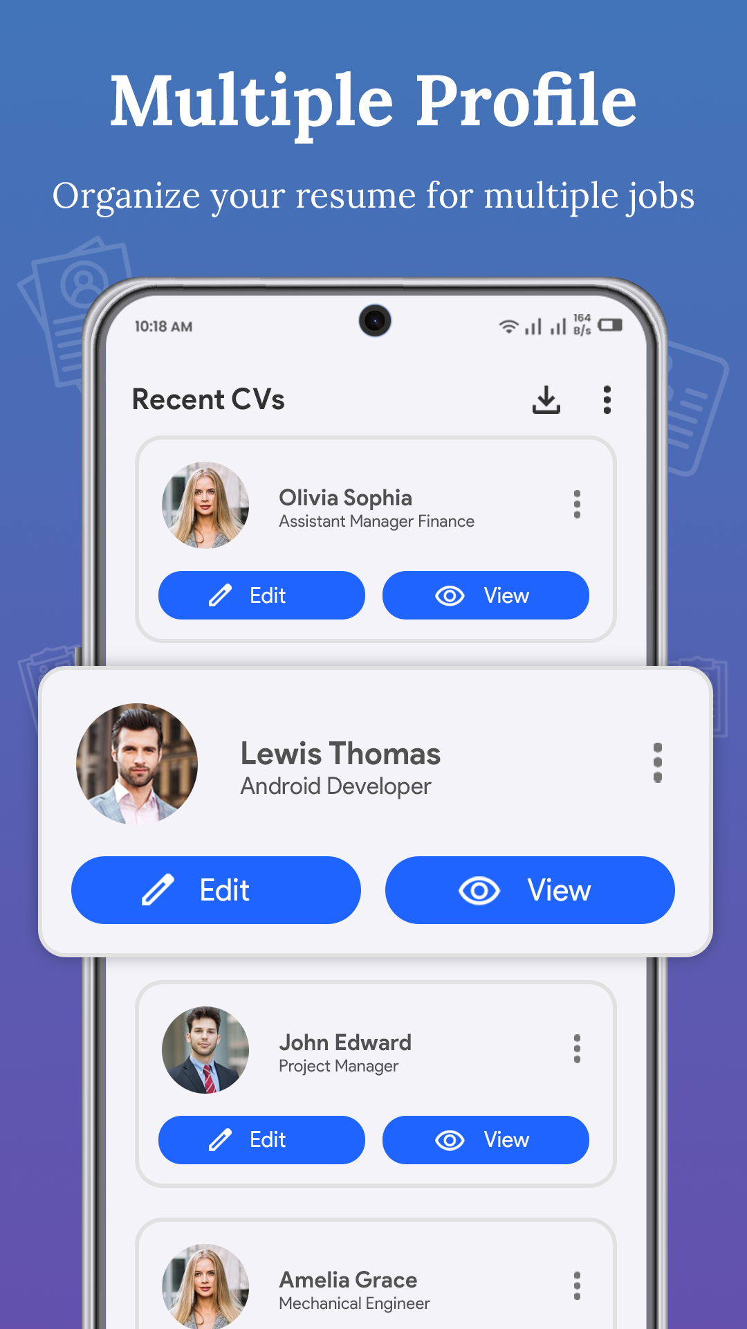 Resume Builder: CV maker PDF screenshot 4