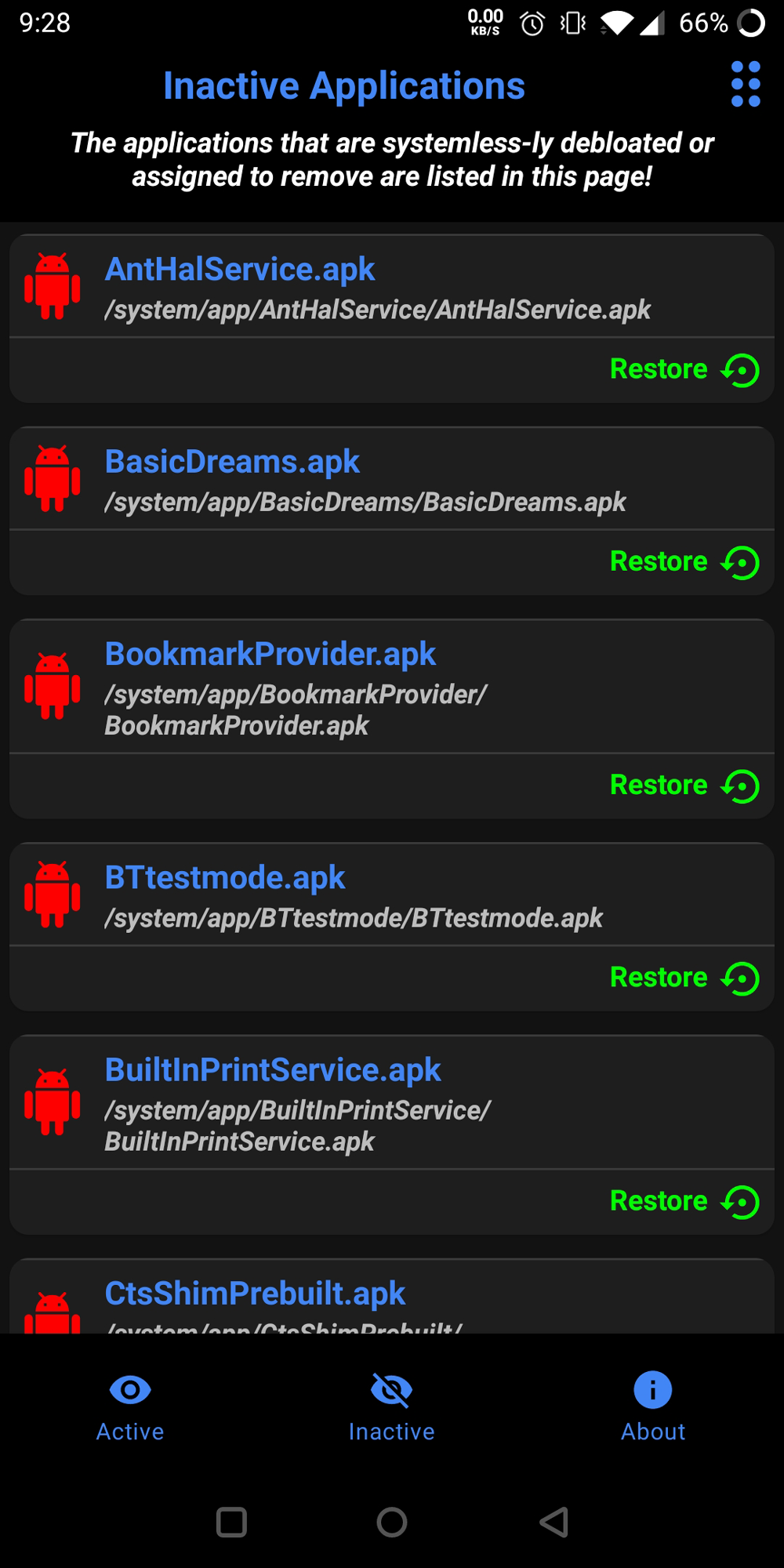 De-Bloater Pro (ROOT) screenshot 1