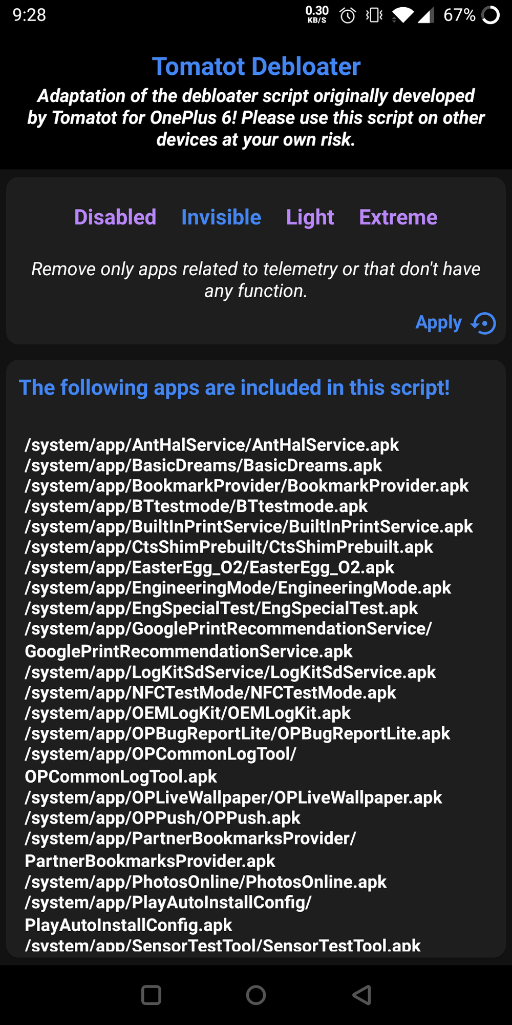 De-Bloater Pro (ROOT) screenshot 2