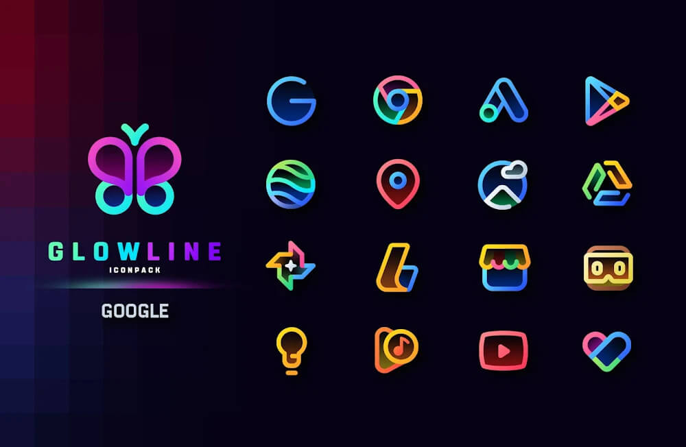 GlowLine Icon Pack screenshot 4