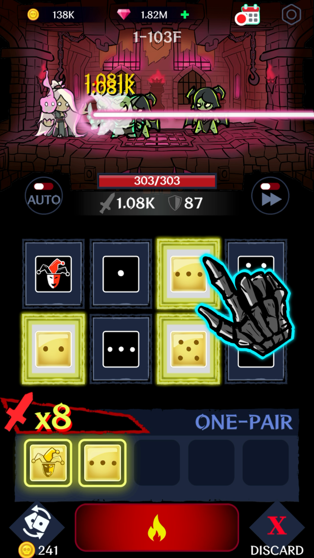 Dark Tap Dice screenshot 1