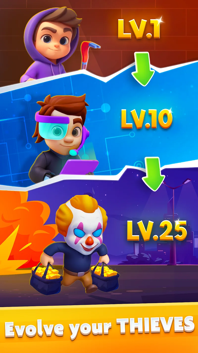 Merge Robbers: Idle Merging screenshot 4
