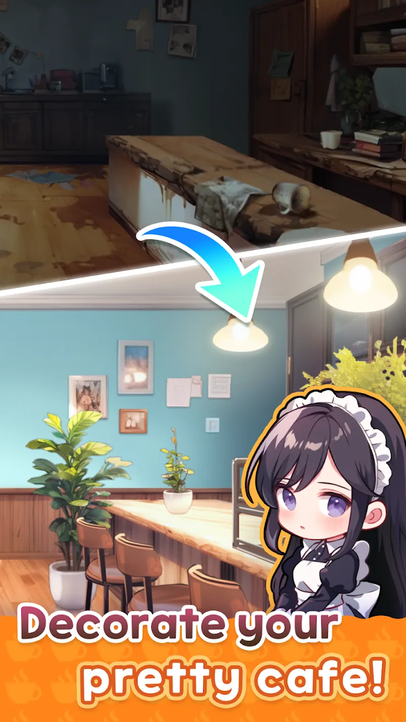 Merge Maid Cafe screenshot 6