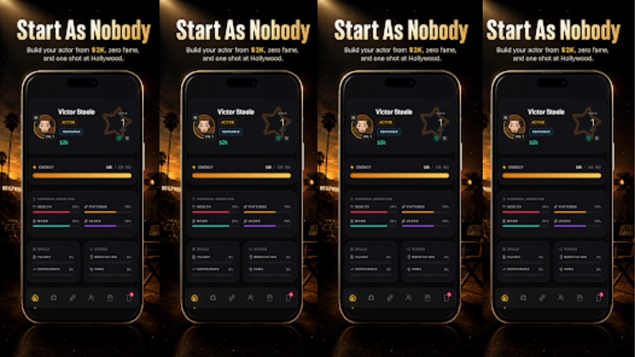 Actor Empire - Unlocked Dev Menu screenshot 1