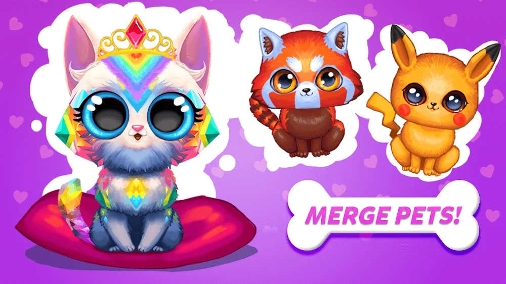 Merge Cute Animal 2: Pet merge screenshot 4