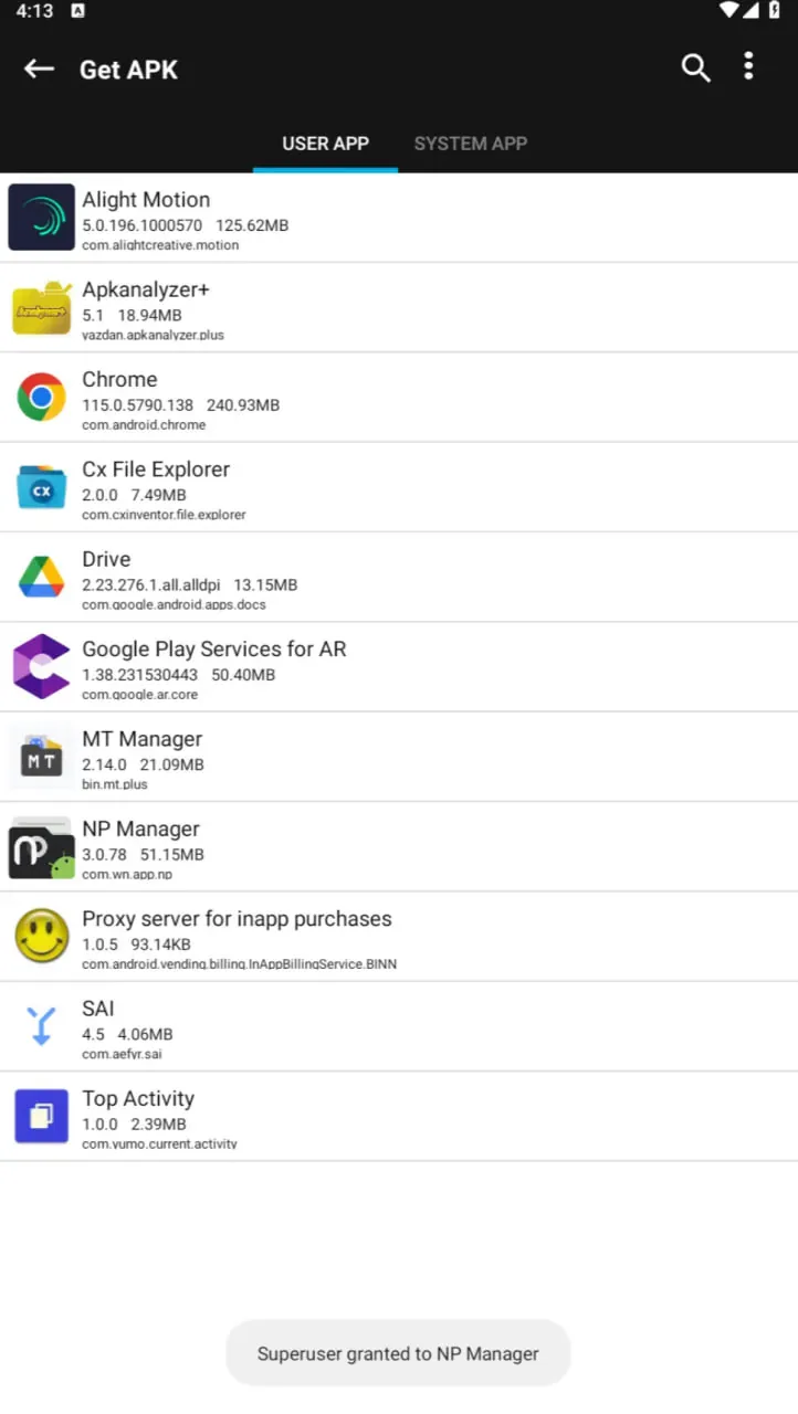 NP Manager screenshot 7