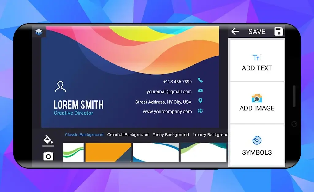 Ultimate Business Card Maker screenshot 2