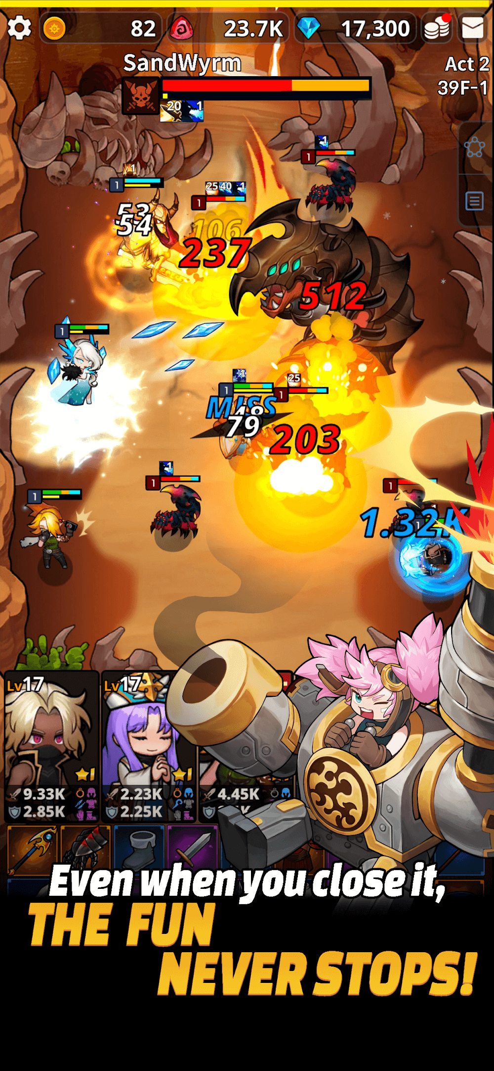 Loop Dungeon: Idle RPG screenshot 3