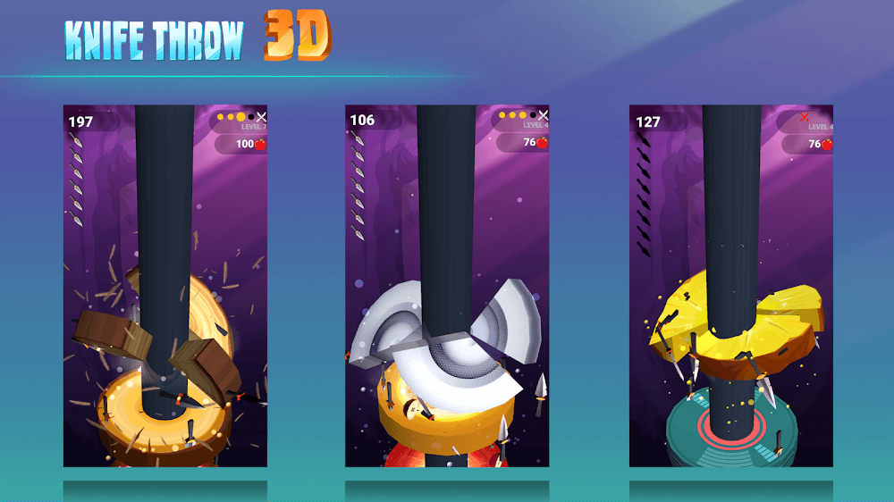 Knife Throw 3D screenshot 4