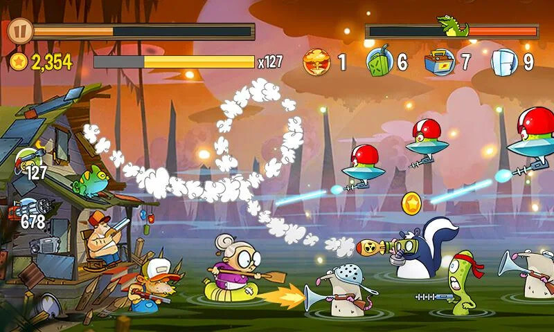 Swamp Attack screenshot 4